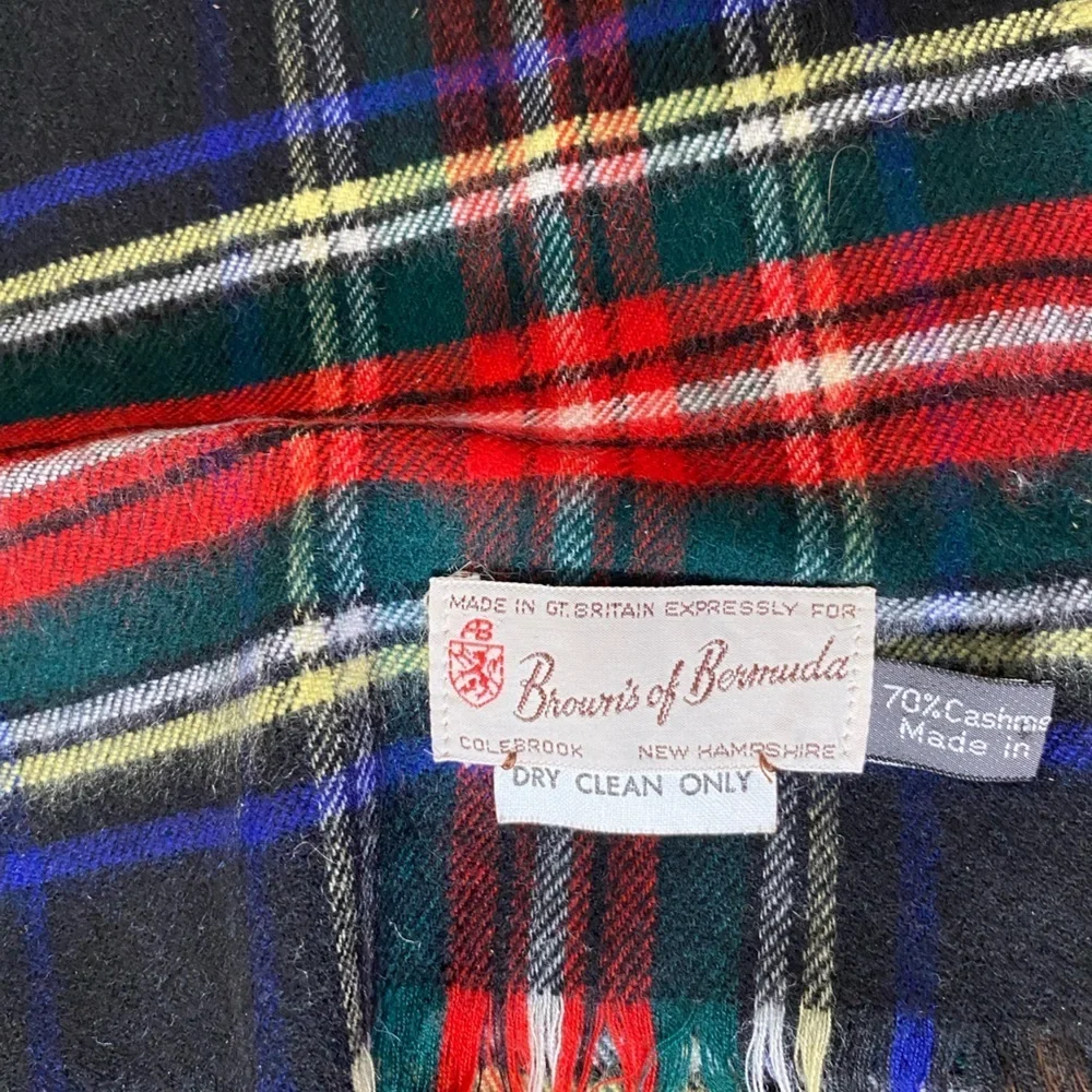 Cashmere Plaid Tartan Scarf 51 Inches Long